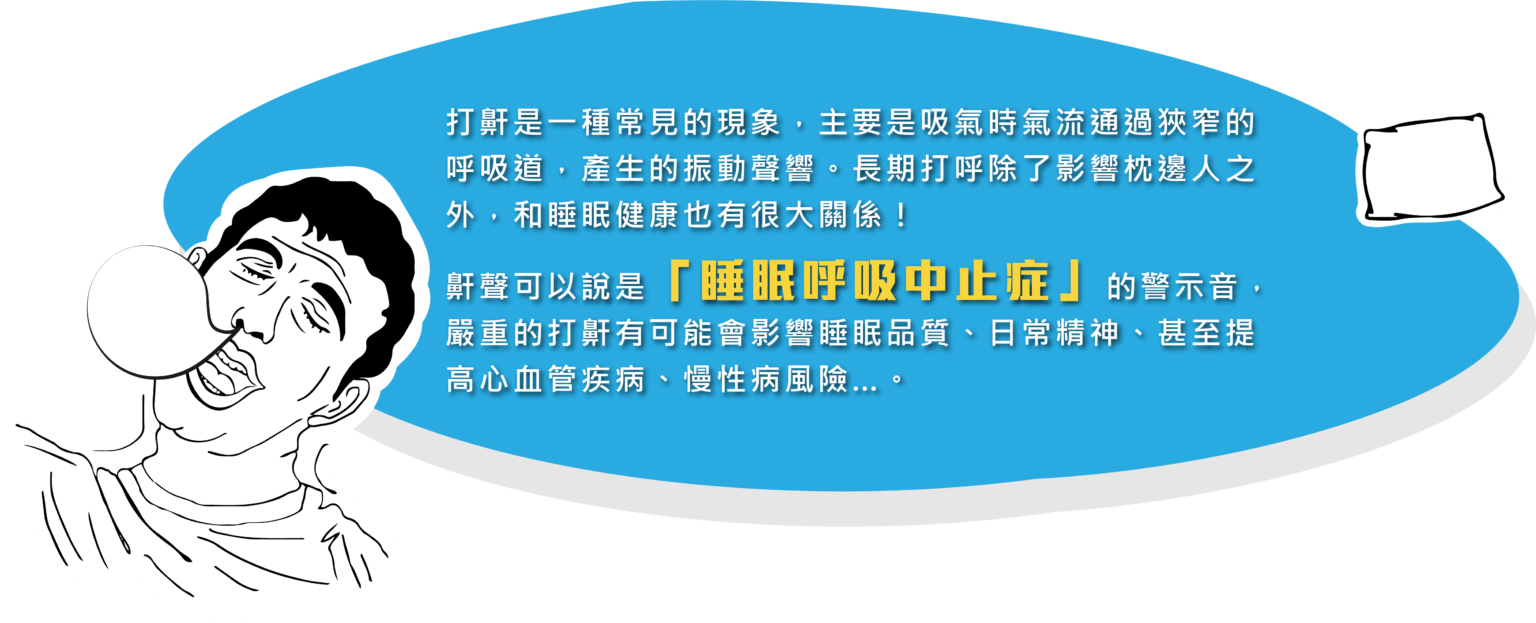 睡眠呼吸中止症與鼾聲